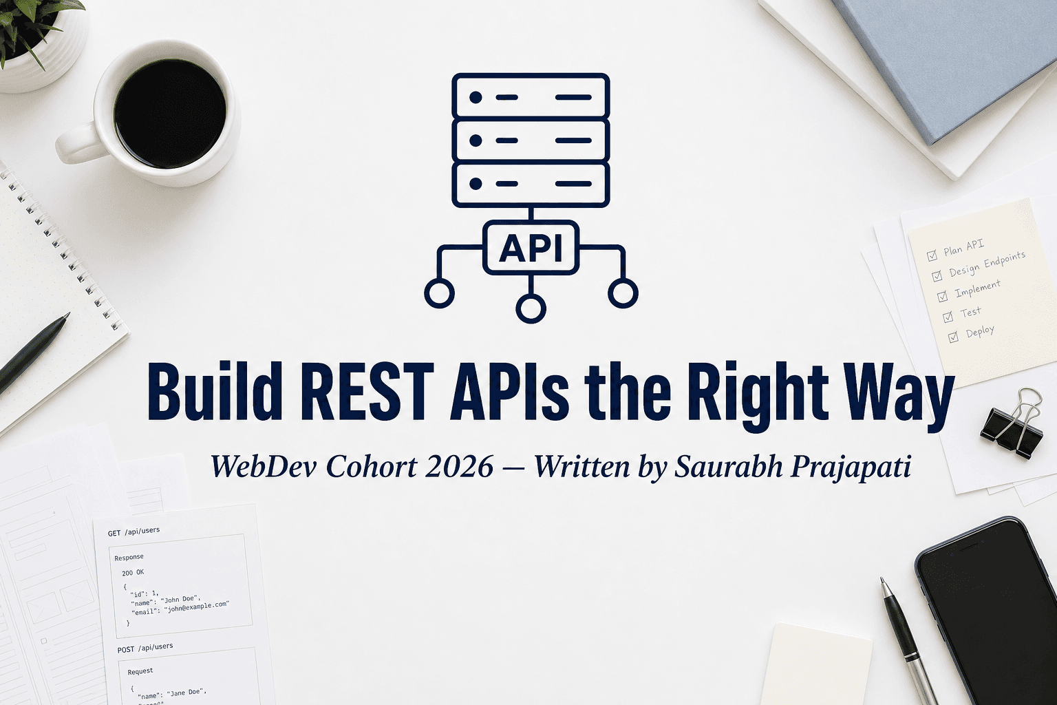 REST API Design with Express.js: A Practical Guide to Resources, Routes, and HTTP Methods