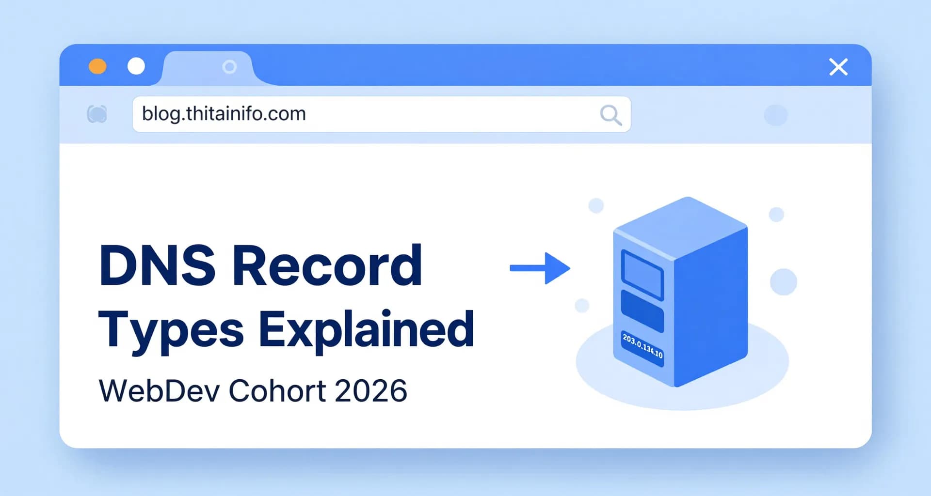DNS Record Types Explained: The Complete Beginner's Guide