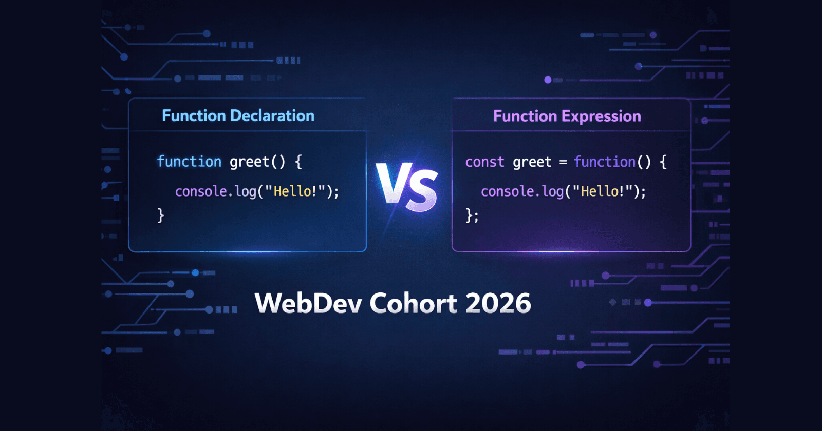 Function Declaration vs Function Expression: What's the Difference?